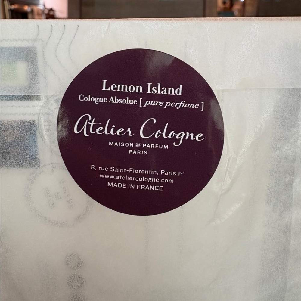 NEW Atelier LEMON 🍋 ISLAND Sample {UNISEX Fragrance} + POSTCARD! - Picture 3 of 3